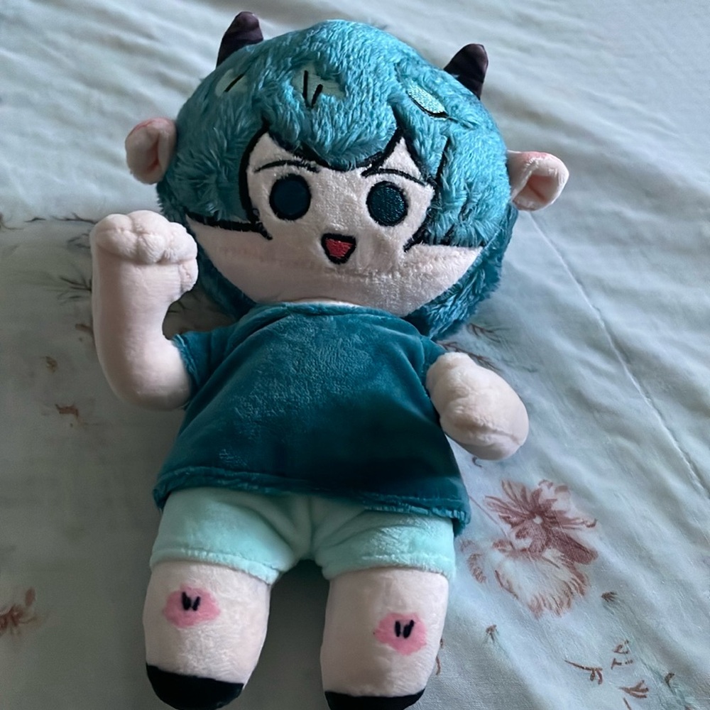 Anime Plush Cotton Embroidered Facial Expressions NWT